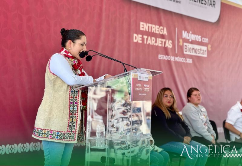 Acambay es sede de la entrega regional del programa "Mujeres con Bienestar"